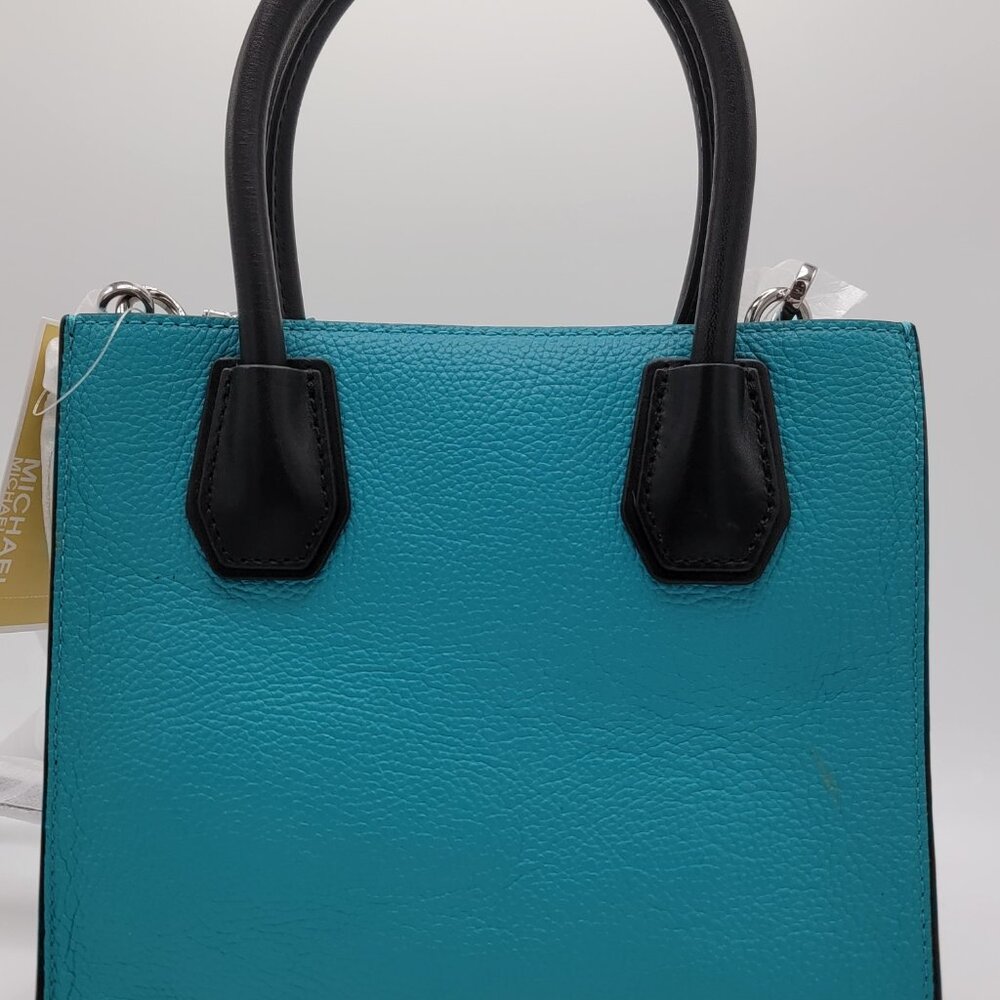 Michael Kors Mercer Color-Block Leather Cross Body - Picture 2 of 13